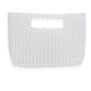 Clutch Vintage White Pearl Cut Out Handle Bag