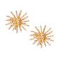 Clip On Gold Medium Spike Earrings for Women