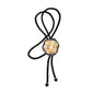 Bolo Necklace Black Stone Pearl Set for Women