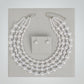 White Pearl Sophisticated 4 Layer Classic Necklace