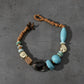 Tribal Natural Elements Turquoise Chunky Necklace