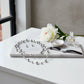 Convertible Stretch Silver Bead 60 inch Necklace