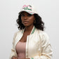 Pink Goes Good with Green Baseball Cap
