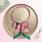 AKA Pink Green Boutique Scarf Magnet Choker Necklace