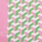 Kimono Pink Green Block Print AKA Women