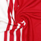 Ruana Red and White Stripe for Women