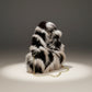Shoulder Bag Cream and Black Fur Street Chic Purse