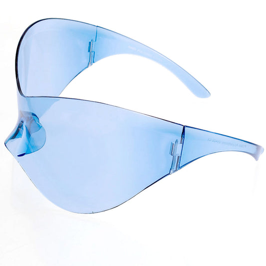 Sunglasses Mask Wrap Blue Eyewear for Women