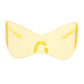 Sunglasses Mask Wrap Yellow Eyewear for Women