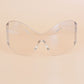 Sunglasses Butterfly Mask Clear Eyewear for Women