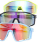 Sunglasses Green Splatter Mirror Sport Eyewear