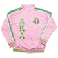 AKA Greek Apparel XL Pink Zip Up Track Jacket