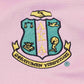 AKA Greek Apparel XL Pink Zip Up Track Jacket
