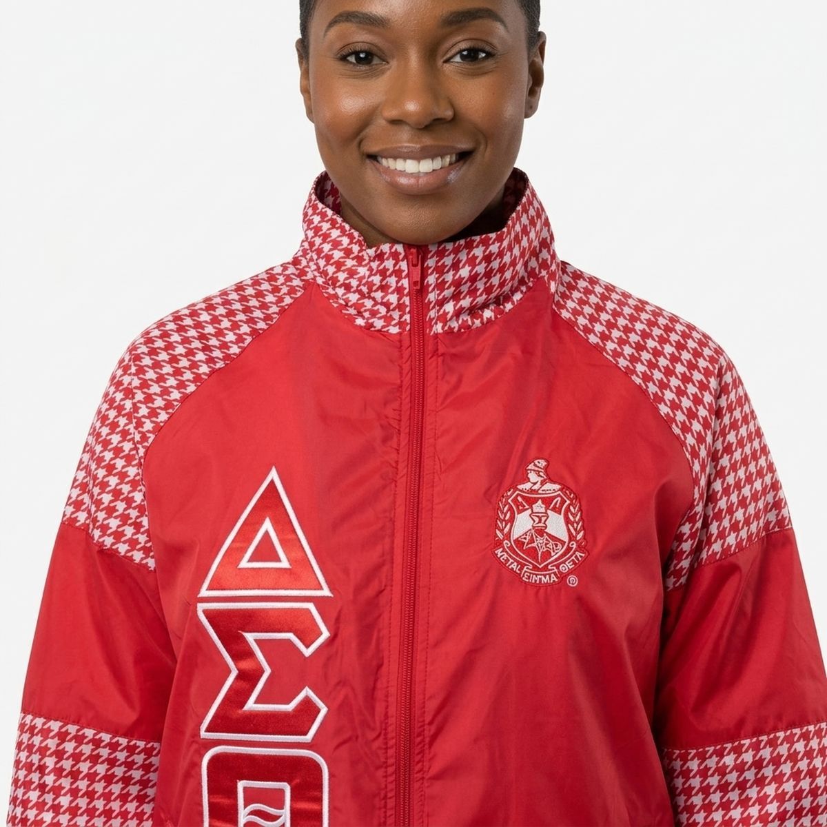 DST Greek Apparel 2XL Red Windbreaker Jacket