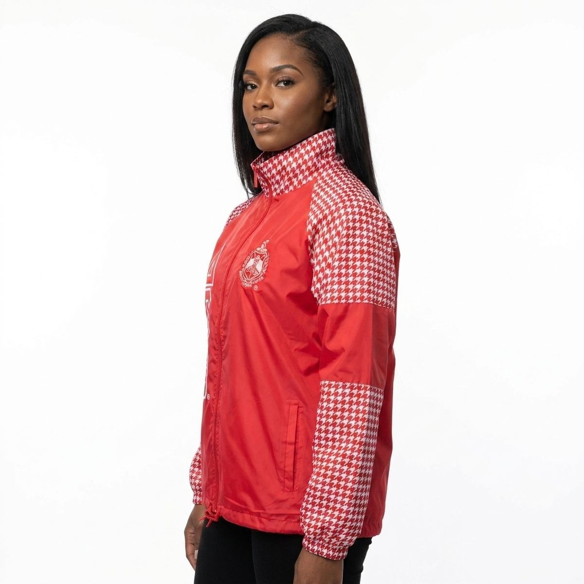 DST Greek Apparel 2XL Red Windbreaker Jacket