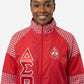 DST Greek Apparel XLarge Red Windbreaker Jacket