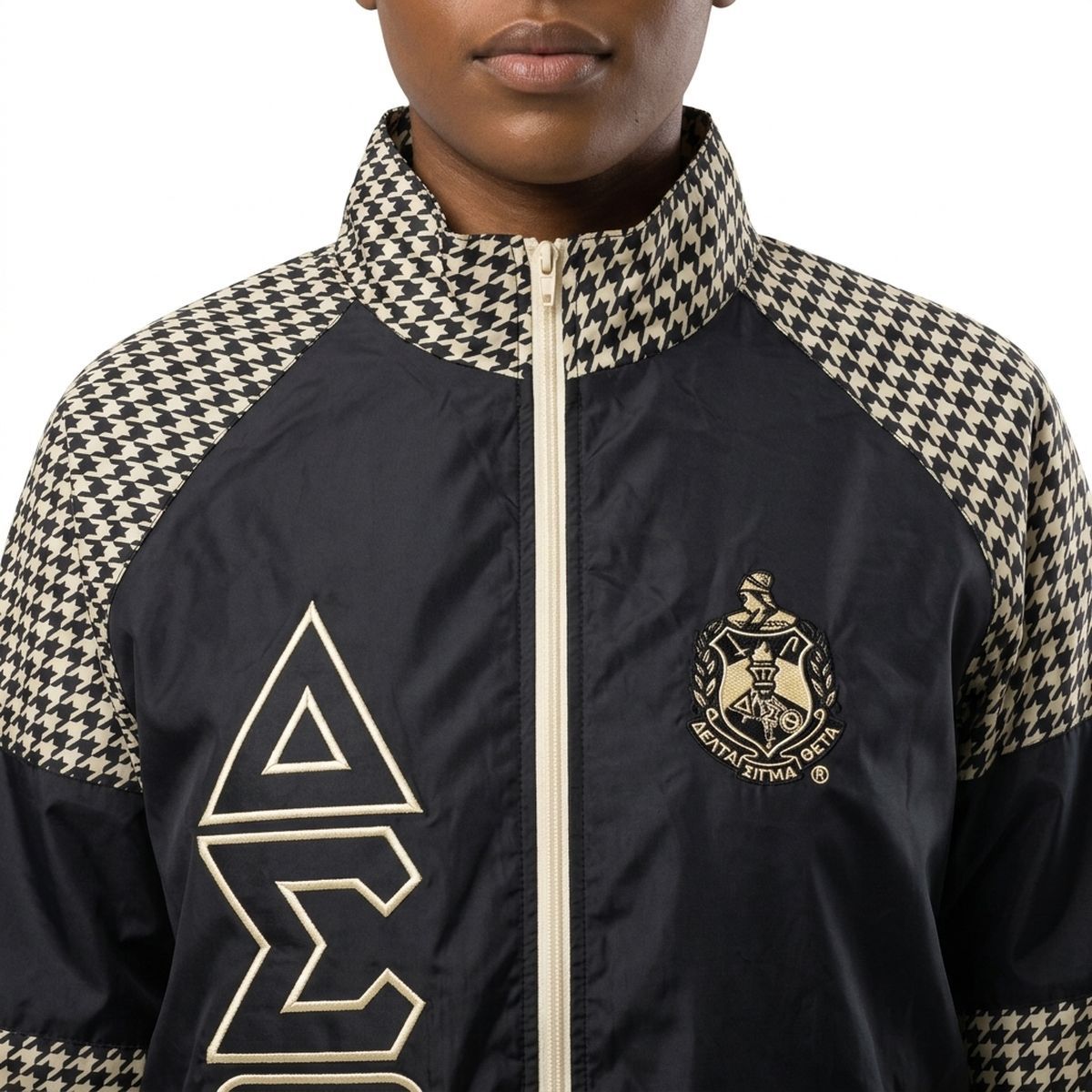 DST Greek Apparel 2XL Black Windbreaker Jacket