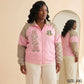 AKA Greek Apparel 4XL Pink Windbreaker Jacket