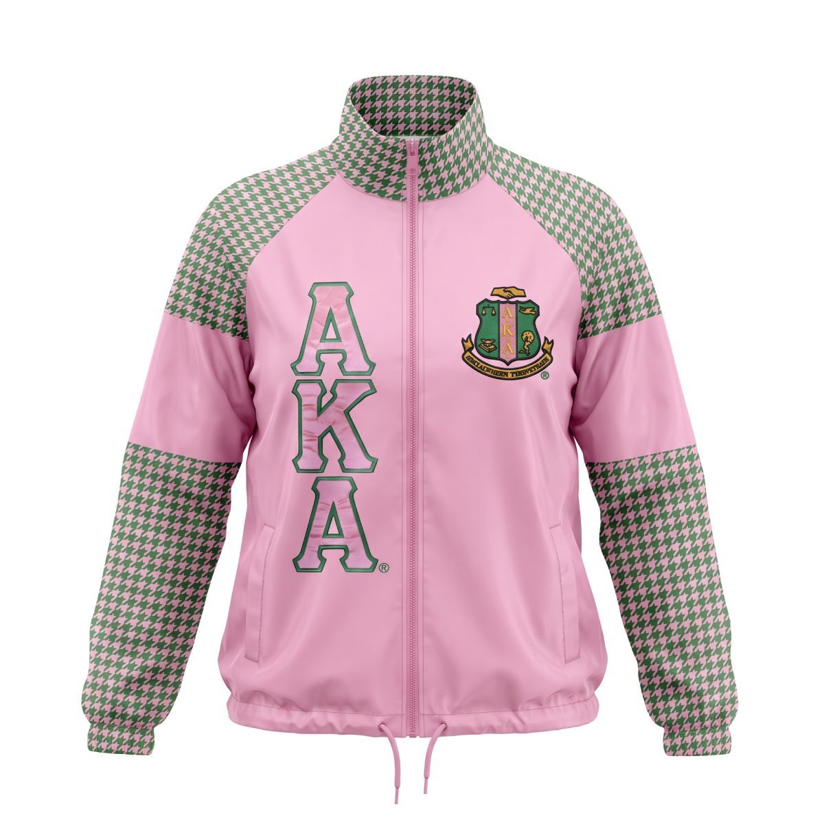 AKA Greek Apparel 3XL Pink Windbreaker Jacket
