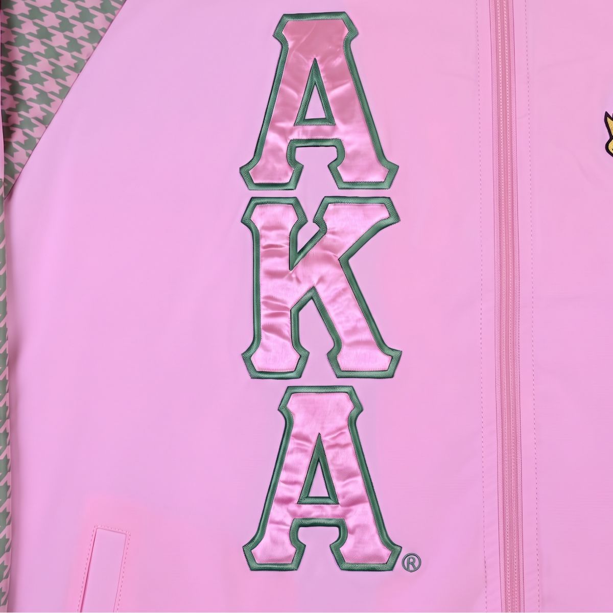 AKA Greek Apparel 3XL Pink Windbreaker Jacket