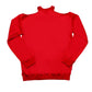 DST Greek Merch L Red Cold Shoulder Sweatshirt