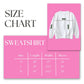 AKA Greek Gear L Pink Embroidered Crew Sweatshirt