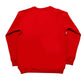 DST Greek Gear L Red Embroidered Crew Sweatshirt