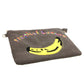Gray Banana Clutch