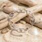 Luxe Silver Linked Letter D Heritage Anklet