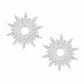 Stud Celestial Star Silver Earrings for Women