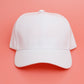 Hat White Canvas Baseball Cap for Women