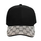 Hat Black Monogram Bling Baseball Cap for Women