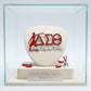 Delta Sigma Theta Red Fortitude Rhinestone Brooch