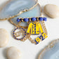 Sigma Gamma Rho 1922 Ribbon Charm Brooch