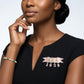 Alpha Kappa Alpha 1908 Banner Brooch Lapel Pin