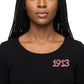 Delta Sigma Theta 1913 Rhinestone Brooch Pin