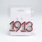 Delta Sigma Theta 1913 Rhinestone Brooch Pin