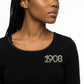 Alpha Kappa Alpha 1908 Pink Green Pearl Brooch Pin