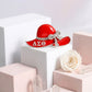 Delta Sigma Theta Rhinestone Red Hat Brooch Pin