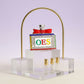 OES Multicolor Rhinestone Perfume Brooch