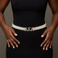 Alpha Kappa Alpha White Pearl Stretch Belt