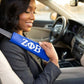 Zeta Phi Beta Blue Seat Belt Cover Set