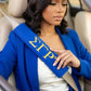 Sigma Gamma Rho Blue Seat Belt Cover Set