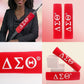 Delta Sigma Theta Red Seat Belt Cover Set