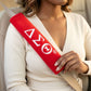 Delta Sigma Theta Red Seat Belt Cover Set