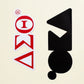 Delta Sigma Theta Greek Letter Car Bumper Magnet