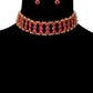 Metal Stone Choker Set
