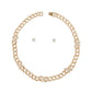 Chain Feminine Flair Iced Gold Butterfly Necklace