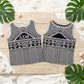 DST Small Black Geometric Tank Top