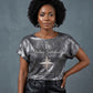 Medium AKA Sterling Silver Sisterhood Metallic Top